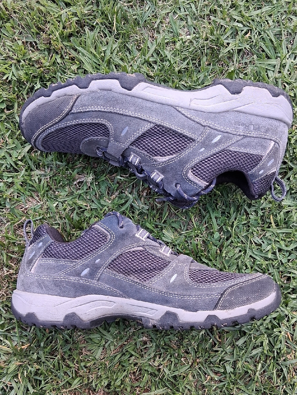 L.L. Bean Men's Black and Gray Athletic Shoes